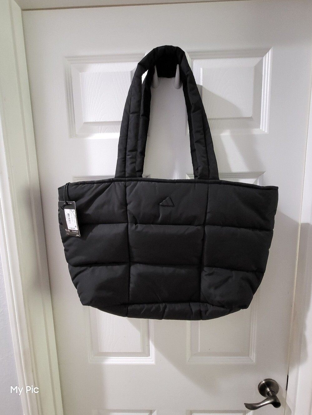 Adidas Quilted Tote Bag - Black